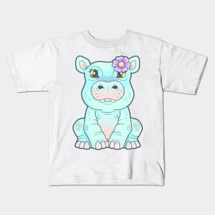 cute hippo Kids T-Shirt